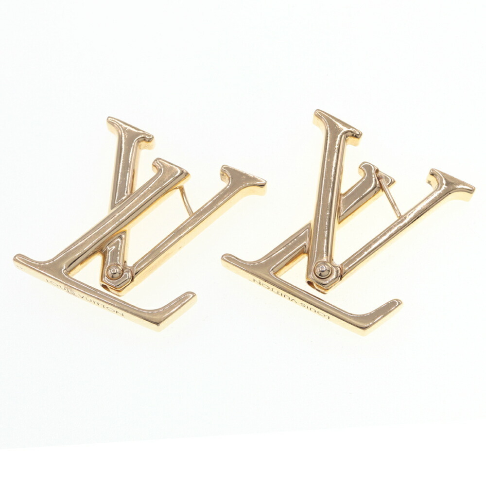 LOUIS VUITTON Gold Earrings - Picture 3 of 9